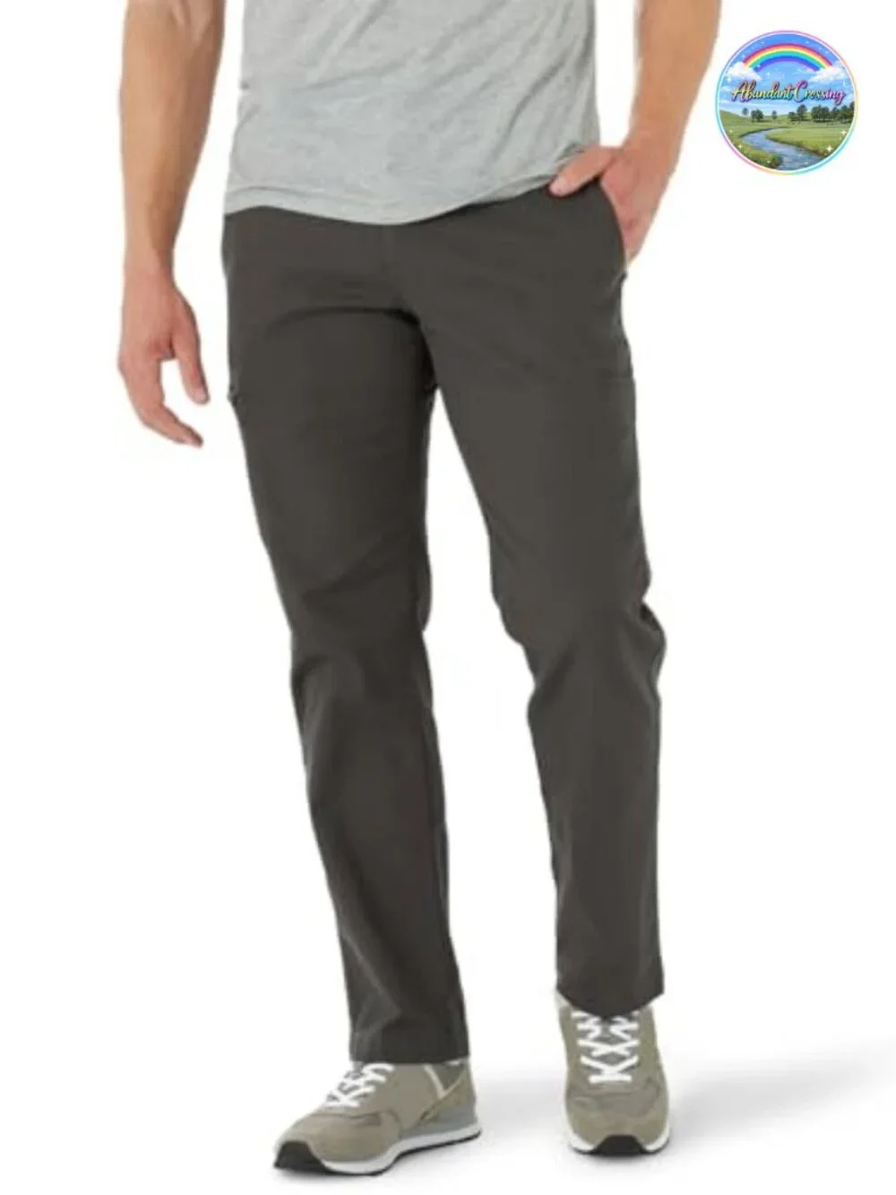 Men's Extreme Motion Stretch Cargo Pants Straight Fit Canvas